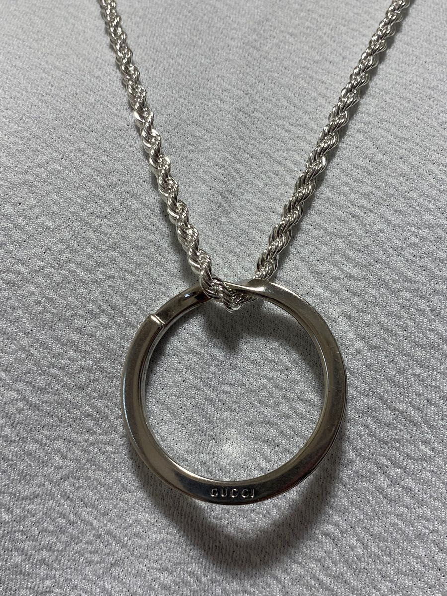 豪華で新しい GUCCI グッチ ネックレス シルバー 刻印 ネックレス