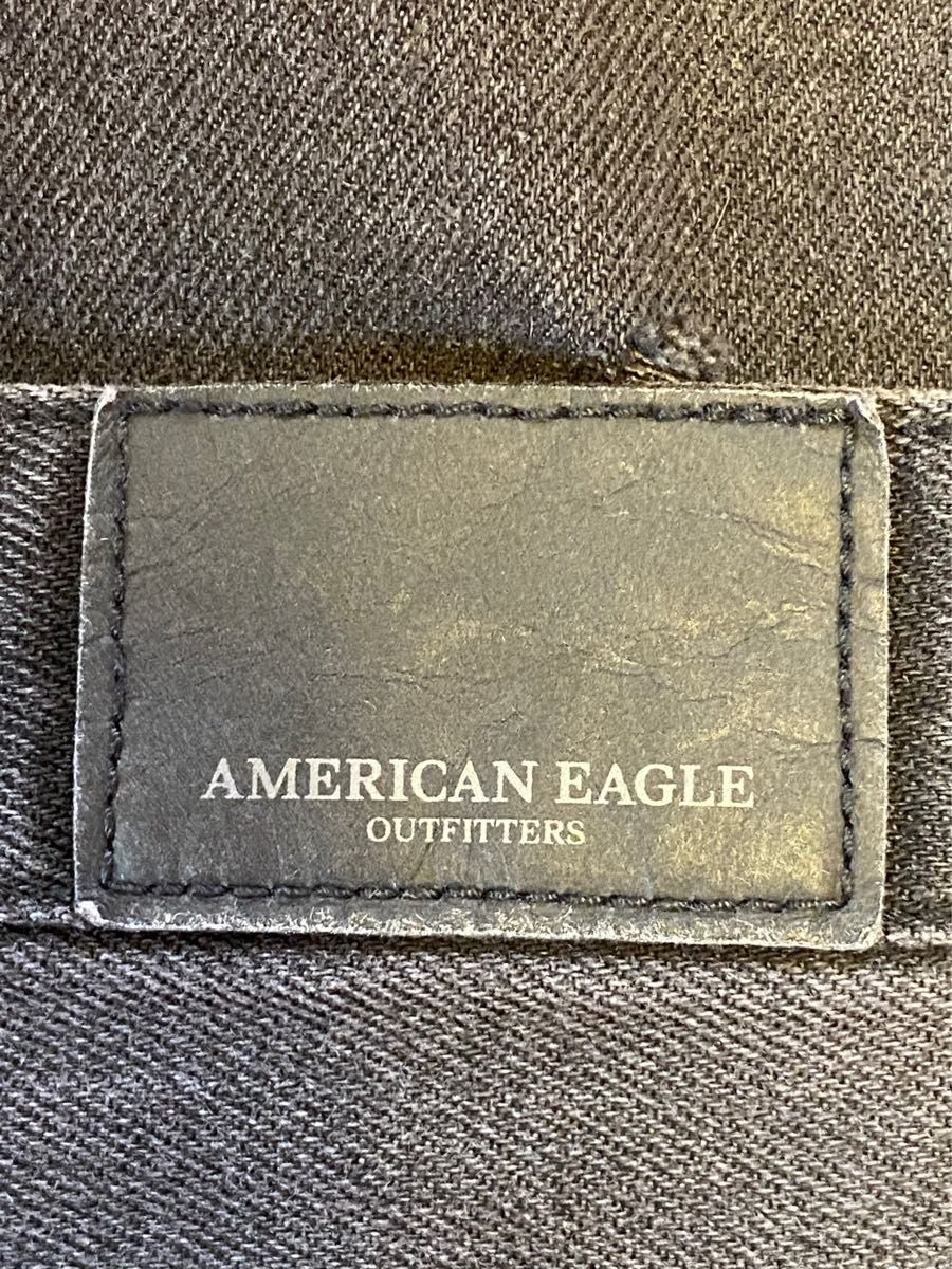 ◆ AMERICAN EAGLE OUTFITTERS ビンテージ ハイライズ ブラックデニム