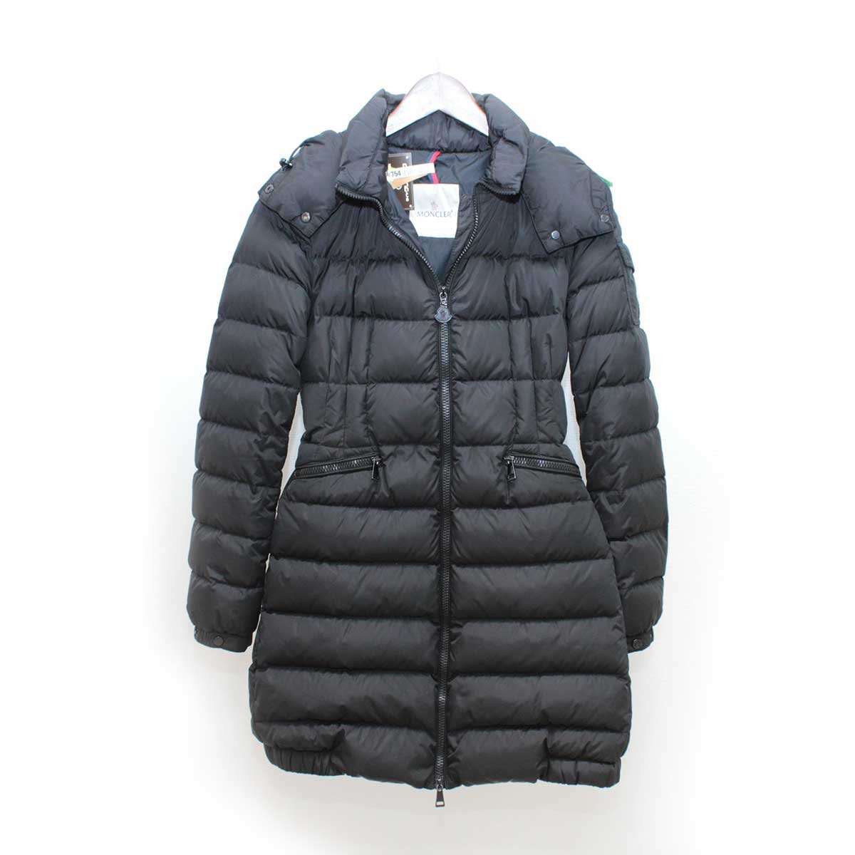 モンクレール(MONCLER) ダウンコート サイズ0 CHARPAL A20934937205 ブラック 冬 アウター レディース 送料900円