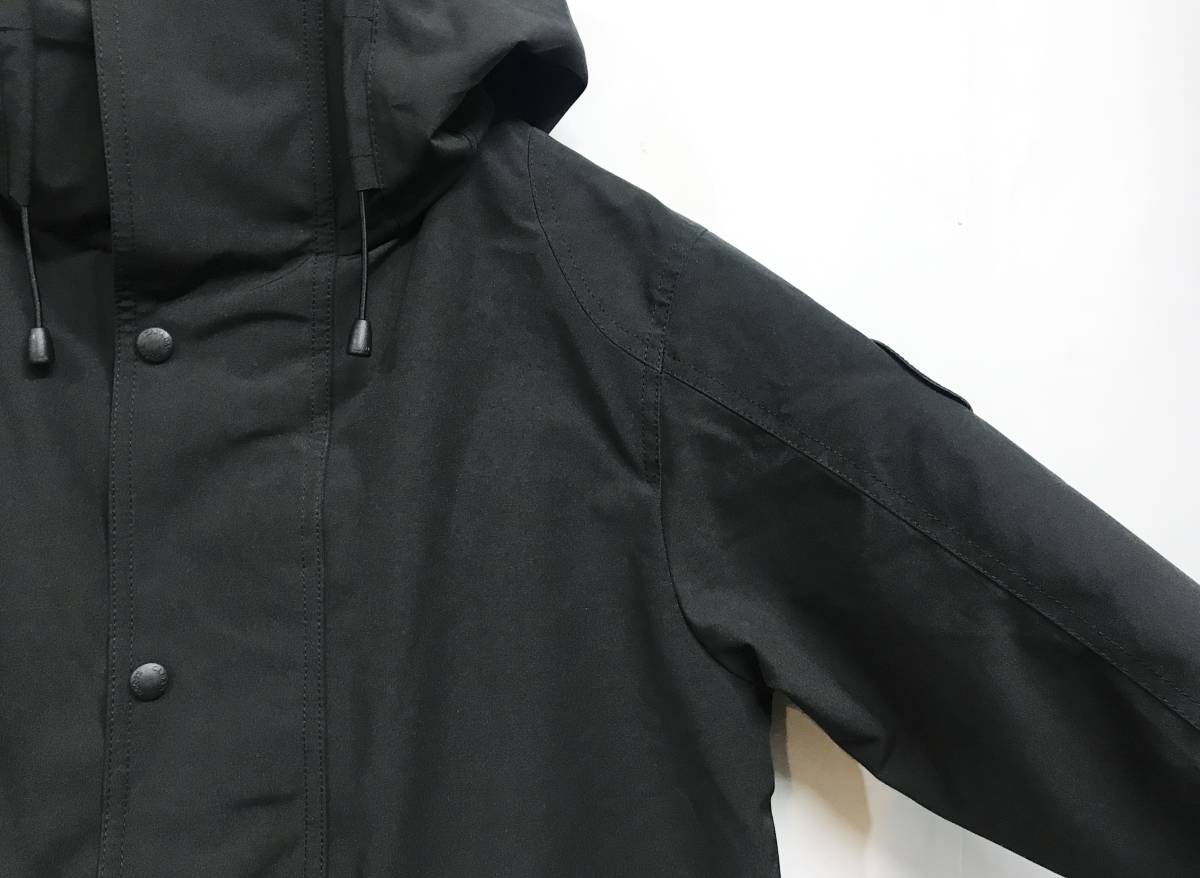 CANADA GOOSE カナダグース ブラックレーベル Lockeport Jacket Black Label シェルジャケット S 黒 ブラックディスクの画像4