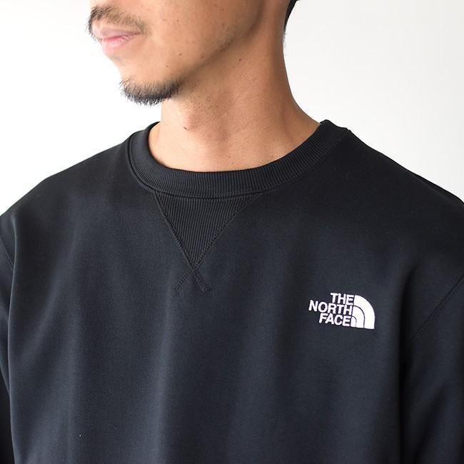 高級感 クルーネック スクエアロゴ CREW LOGO SQUARE ノースフェイス
