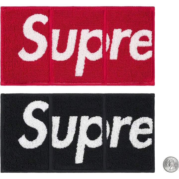 新品 23SS SUPREME Imabari Pocket Folding Towels (Set of 2) 新品 シュプリーム 今治タオル 2枚セット ブラック レッド 黒赤