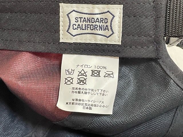 日本製 スタンダードカリフォルニア STANDARD CALIFORNIA ナイロン キャップ キャンプ アウトドア 帽子 フリーサイズ [a1-0025]_画像8