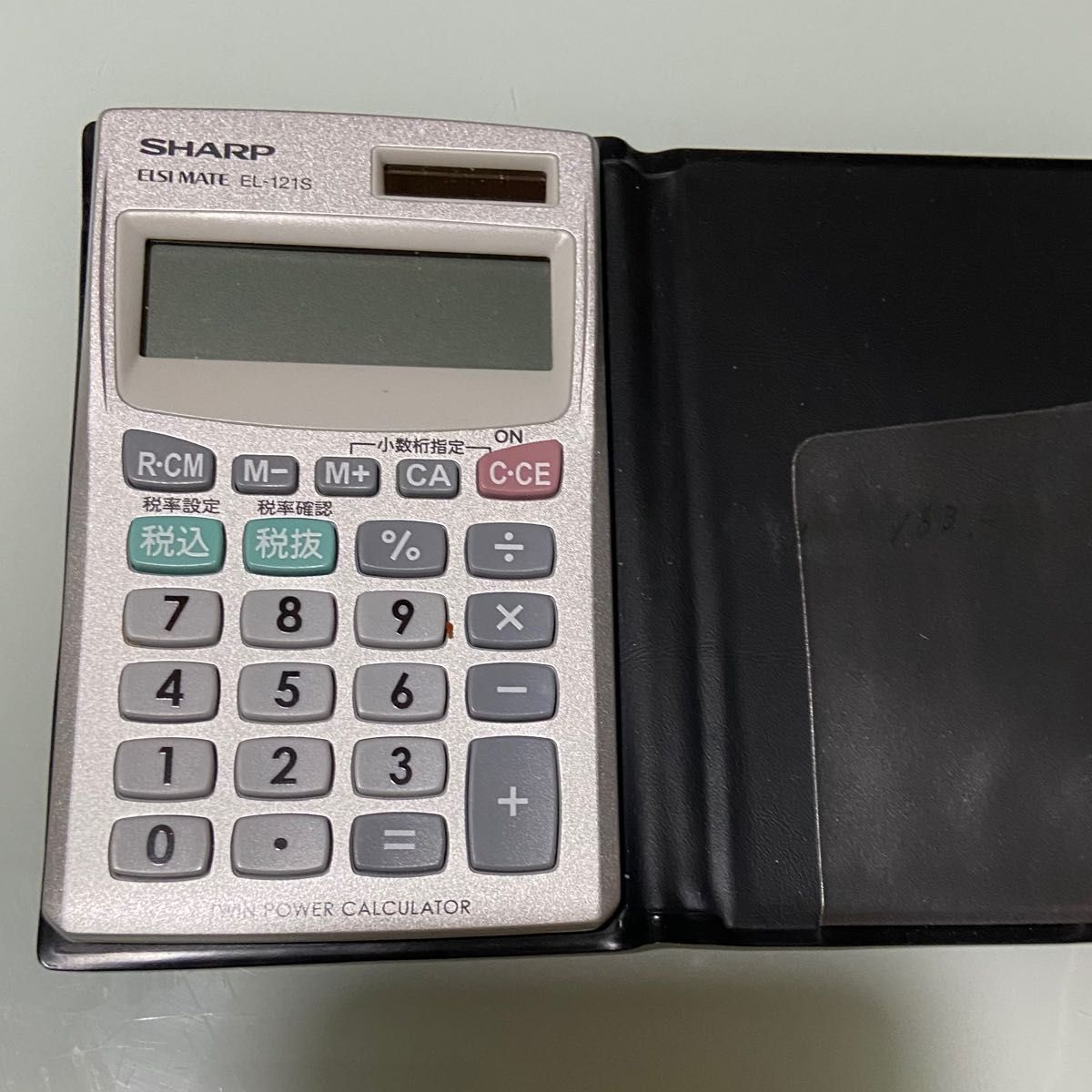 シャープ　電卓　計算機　手帳型　ハンディタイプ　小型　小さめ  ポケット型　カリキュレーター