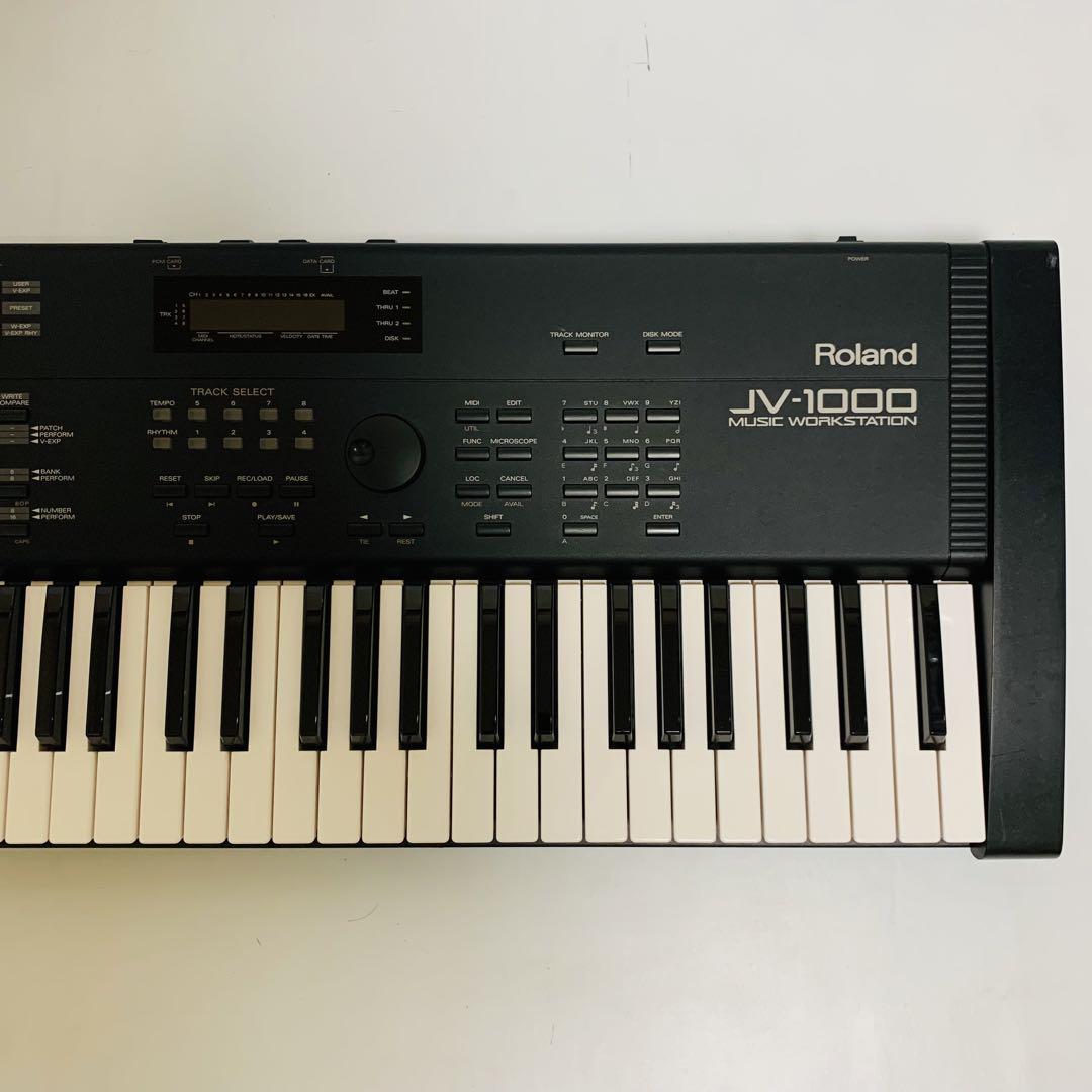 美品】Roland ローランド JV-1000 76鍵盤 シンセサイザー 美品】Roland ローランド JV-1000 76鍵盤 シンセサイザー
