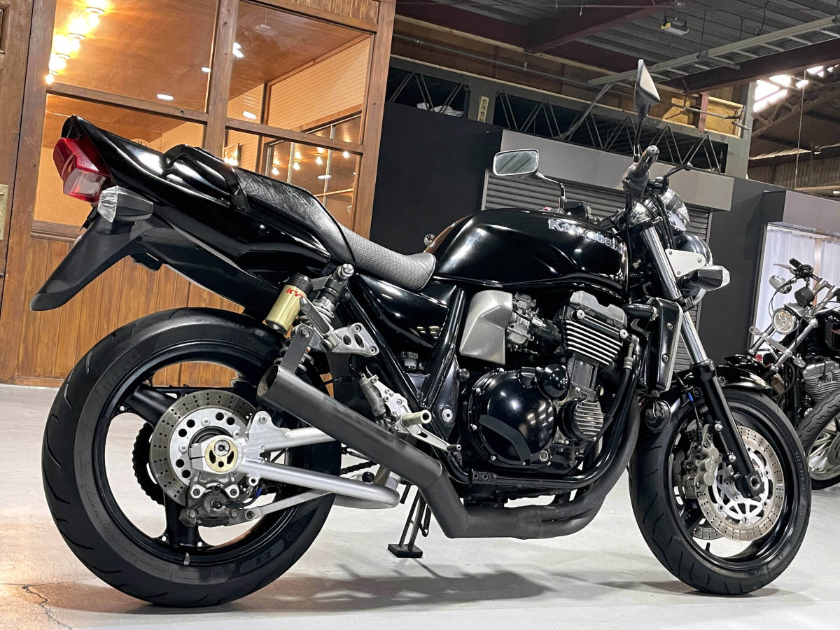 ★土日限定価格★ ZRX1100-2 ZRT10C ★動画★ ショート菅マフラー/OVER Racing製バックステップ装備 ZRX1100 4118_画像3