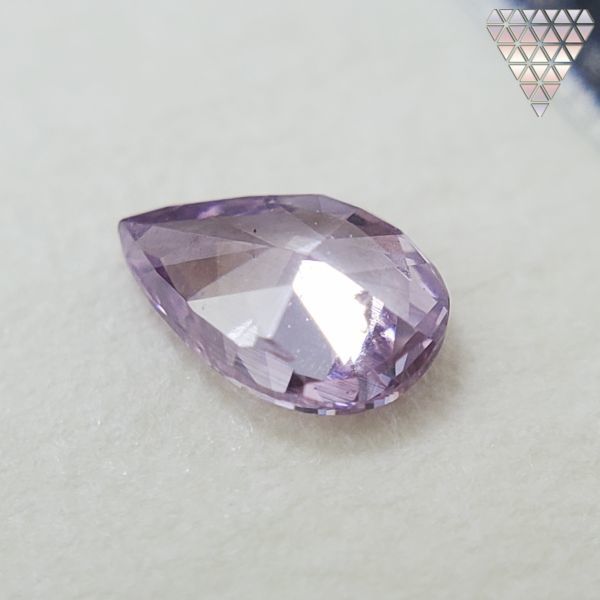大人上品なおすすめコーデ INTENSE FANCY ct 0.11 229268円 PINKISH GIA PEAR ± SI1 PURPLE ダイヤモンド