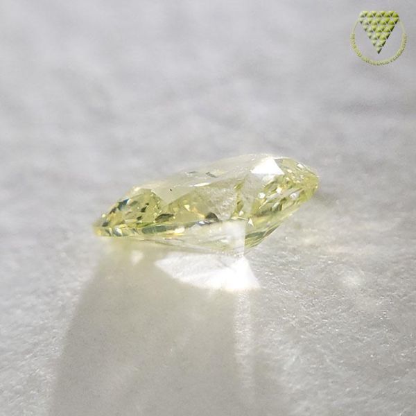 0.342 ct Fancy Greenish Yellow I1 PEAR CGL 天然 イエロー