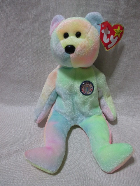 即決★Ty　ベア　ビーニーズ　BEANIE BABIES ビーニーズ ビーニーベイビーズ☆b,b,bear　ビービーベア　クマ・ぬいぐるみ・ドール/1999年_画像1