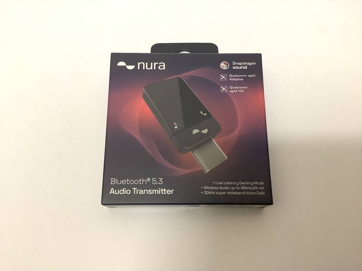 Nura NR-TSM Bluetooth 5.3 Audio Transmitter　オーディオトランスミッター プリンストン