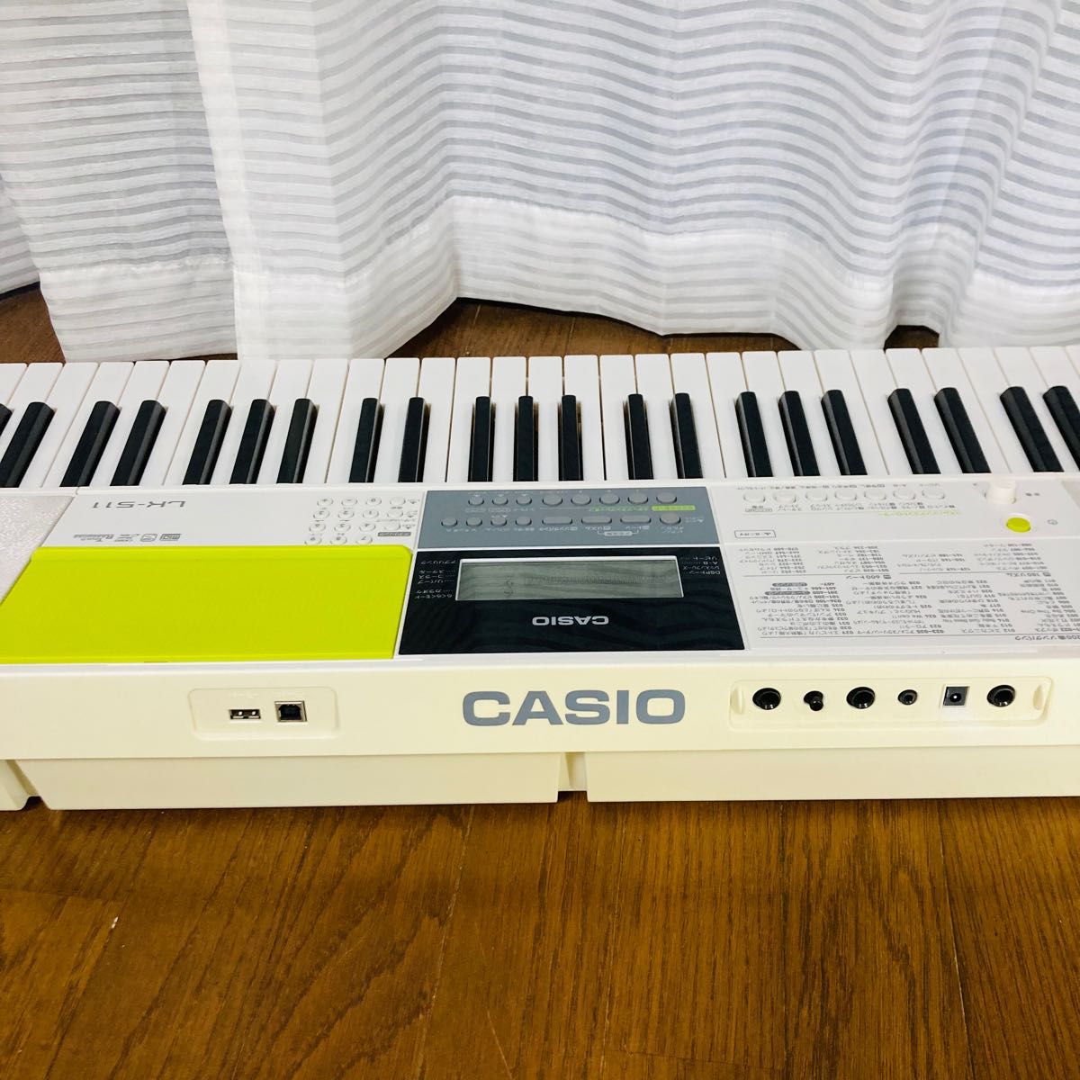 アダプター 譜面台付 CASIO LK-511 MIDI 光ナビ 電子キーボード｜Yahoo