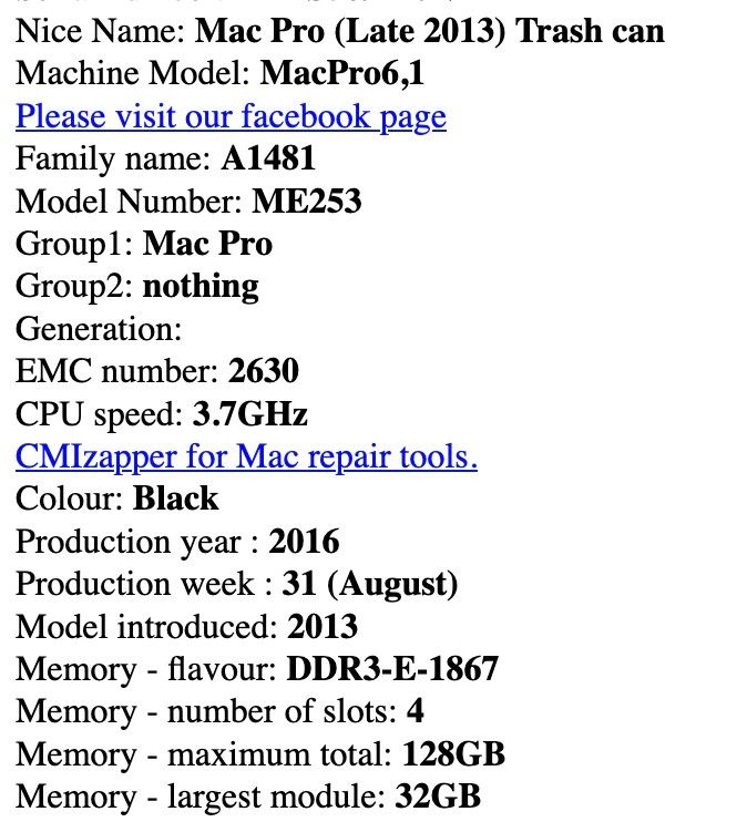 2016製Apple Mac Pro Late 2013/Catalina/プロセッサ 3.7GHz 4コアIntel Xeon