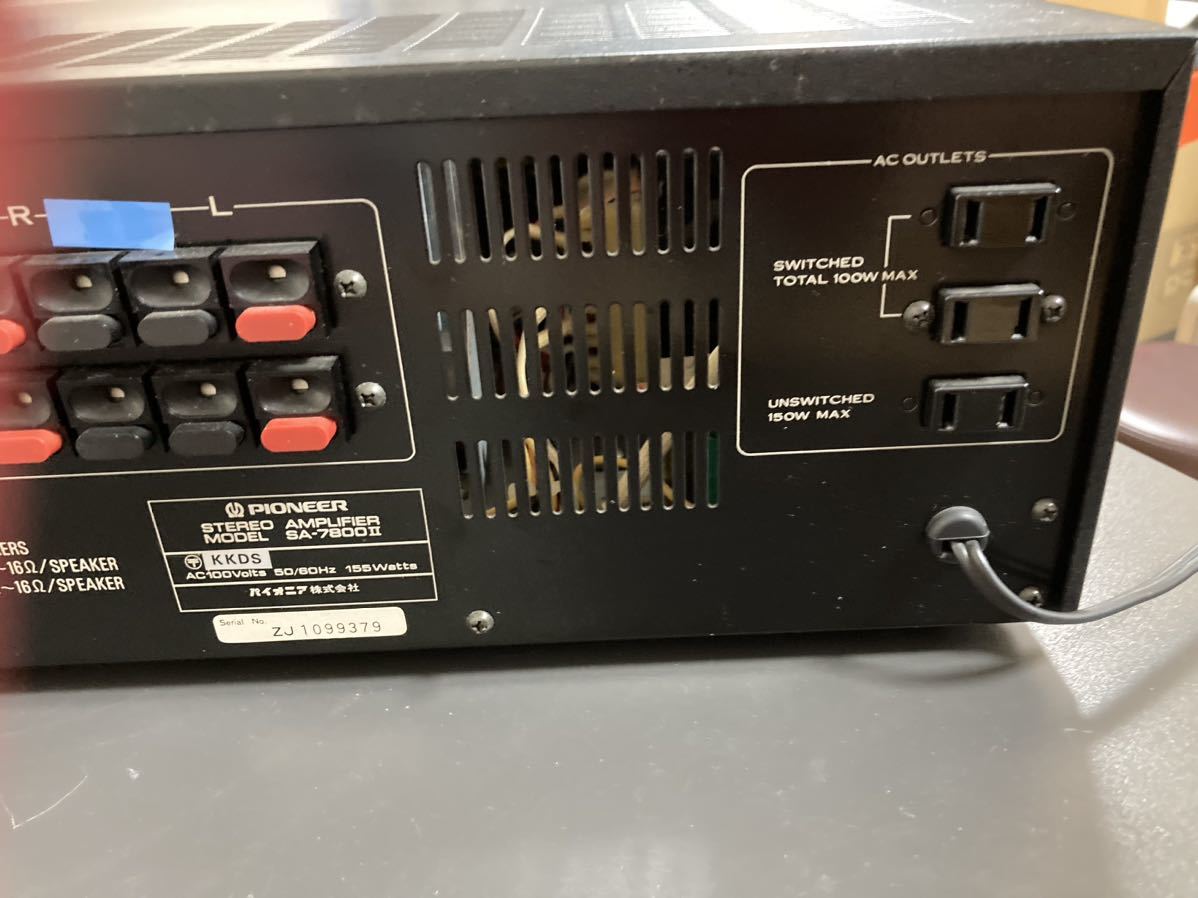 Pioneer プリメインアンプ オーディオ機器 SA-7800II | normanhubbard.com