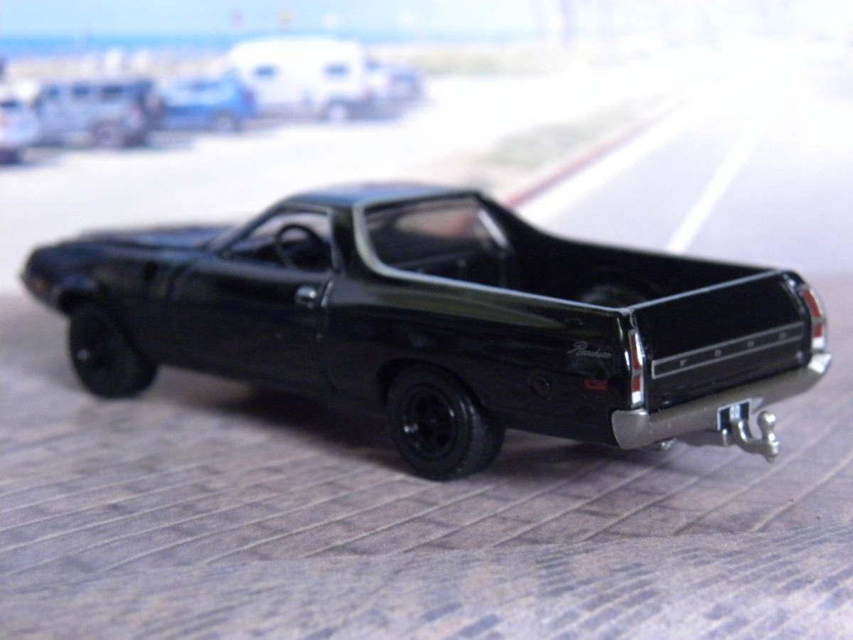 即決☆グリーンライト　1972 フォード　ランチェロ　黒　FORD RANCHERO GREENLIGHT 1:64 定形外発送可能_画像8