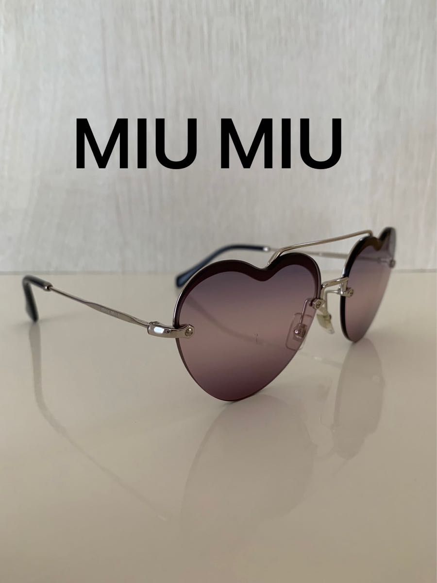 ミュウミュウ MIU MIU サングラス ハート型 Yahoo!フリマ（旧）-