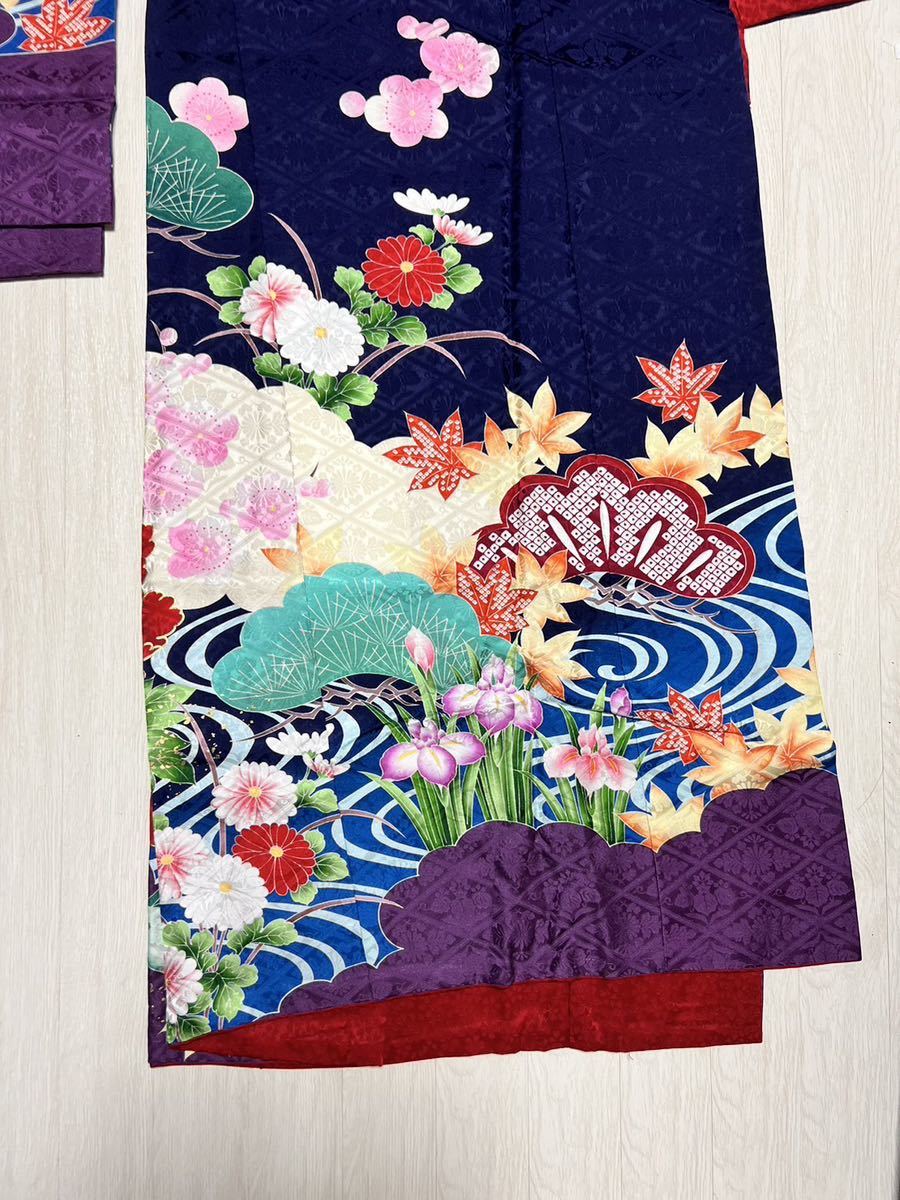 振袖　振袖セット　成人式　卒業式　花柄　女性　着物　kimono furisode レディース　_画像4