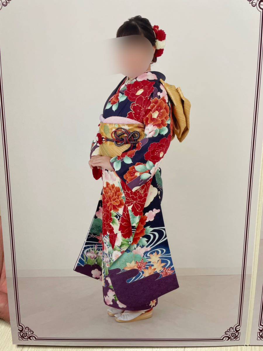 消費税無し 振袖　振袖セット　成人式　卒業式　花柄　女性　着物　kimono furisode レディース 振袖