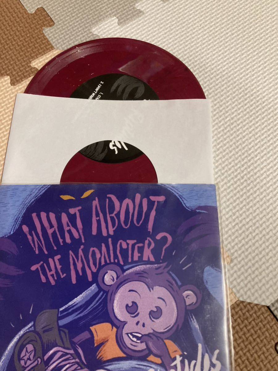 The Apers / The Riptides 「What About The monster? 」7ep split punk pop melodic hardcore ramones queers weasel_画像3