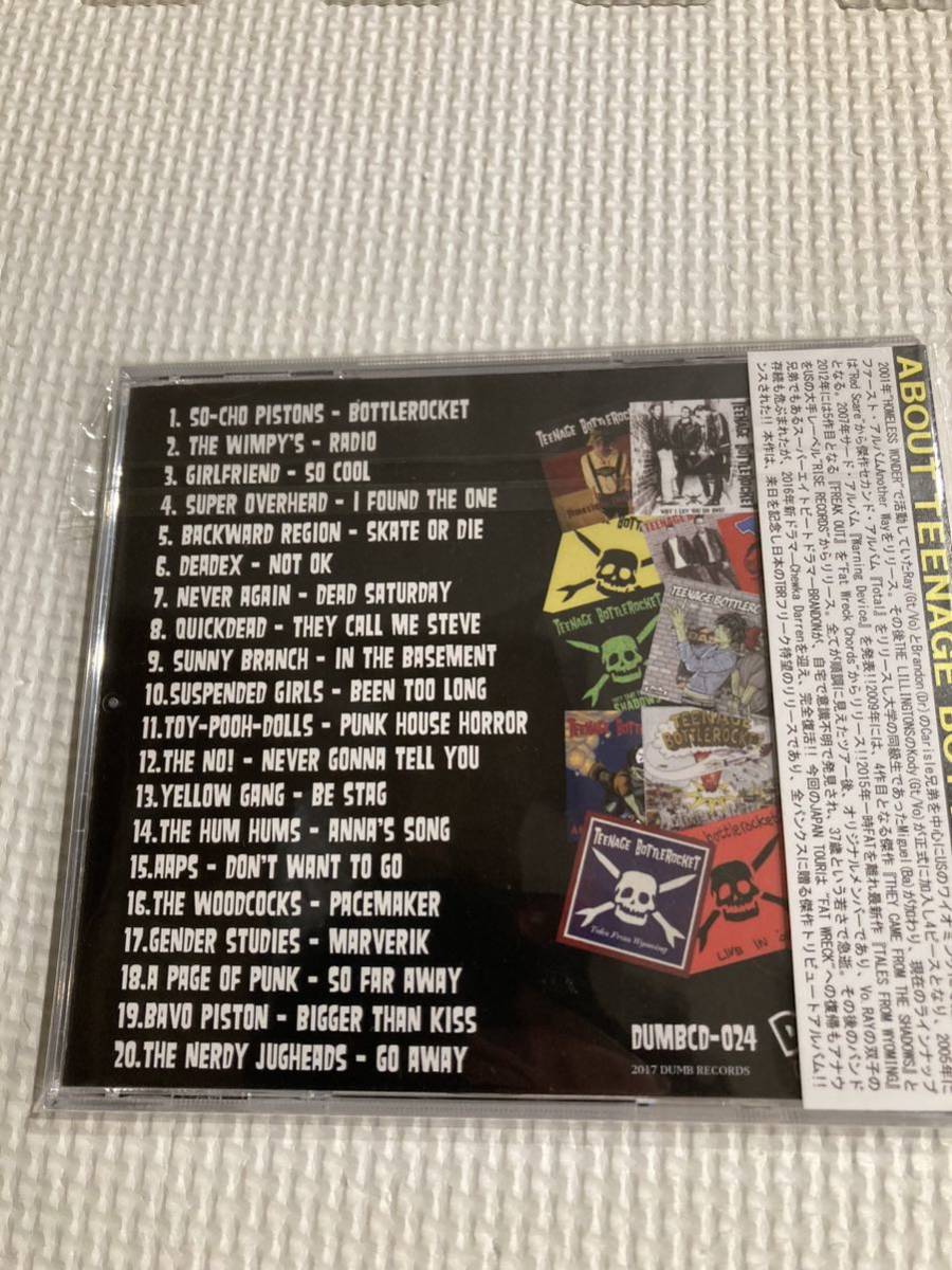 VA 「A Tribute To Teenage Bottlerocket 」punk pop melodic wimpys japanese yellow gang メロコア　ramones トリビュート　rock_画像2