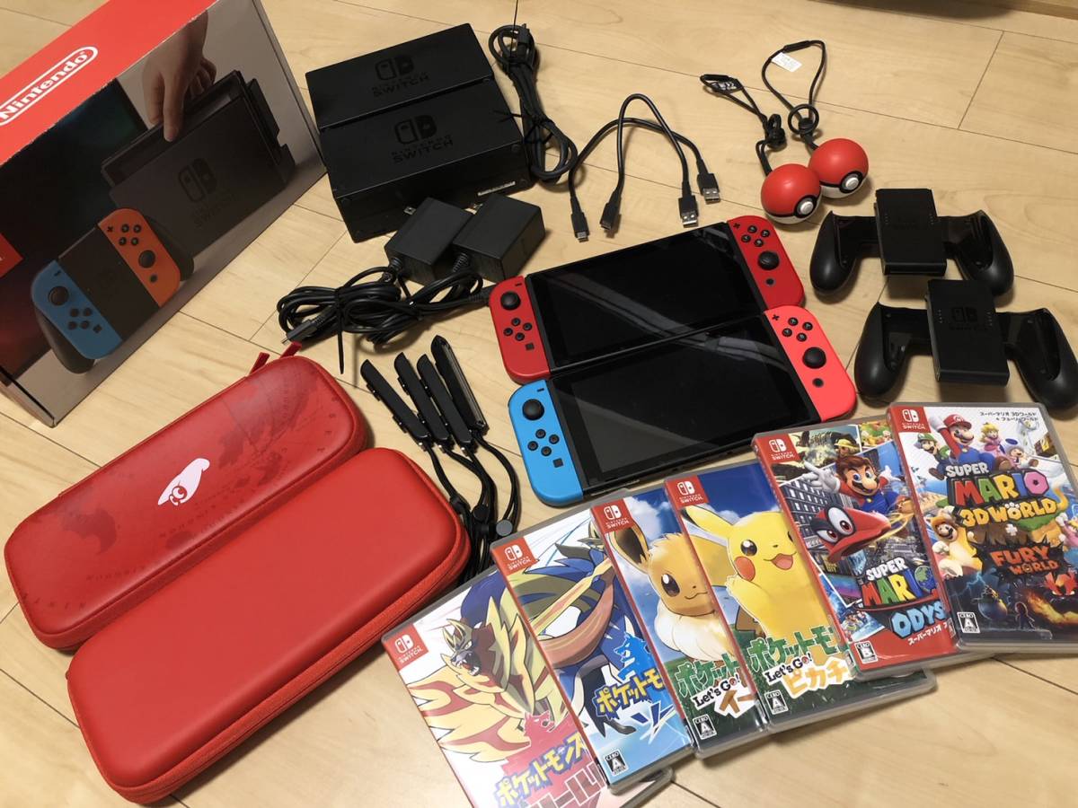 任天堂 Nintendo Switch 本体 超豪華セット ソフト モンスターボール ポケモン マリオ 