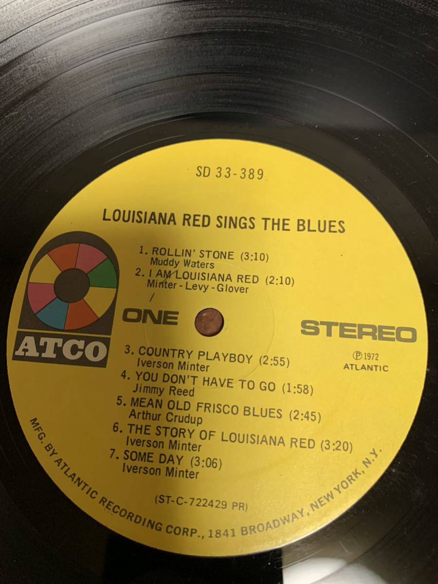 LOUISIANA RED SINGS THE BLUES SD 33-389_画像3