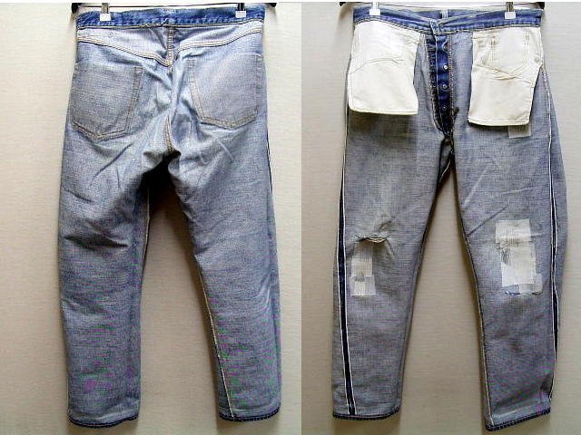 * prompt decision [W33].hige original Levi\'s 501XX last ~ 501 BIG E big E Vintage red ear cell bichi Denim pants #2156