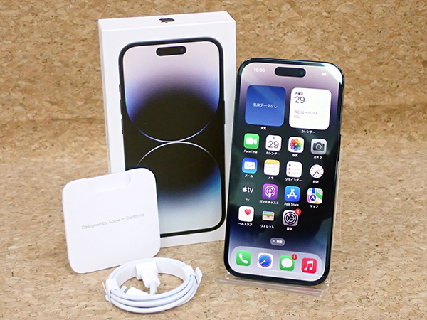 極美品】国内版 SIMフリー iPhone 14 Pro 128GB スペースブラック