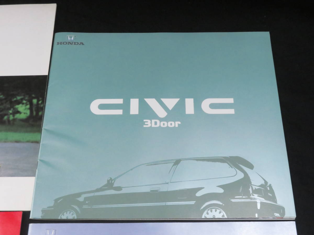 ホンダ カタログセット－4◆CIVIC 8点◆シビック 35XTリミテッドエディション DOHCスポーツ 自動車 HONDAの画像7