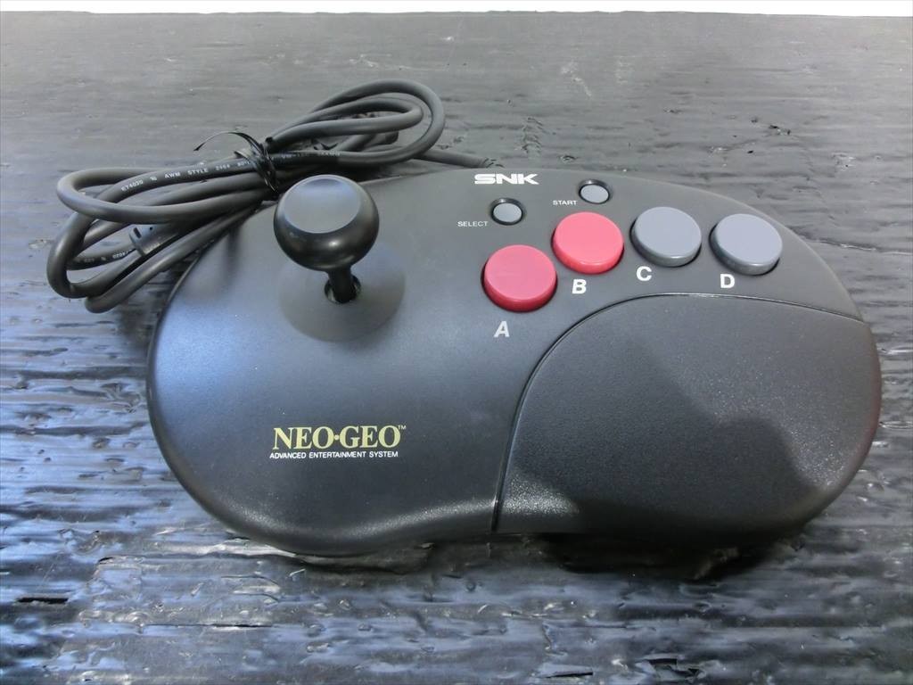 T【V9-11】【60サイズ】SNK/NEO GEO ネオジオ CDコントローラー/ゲーム