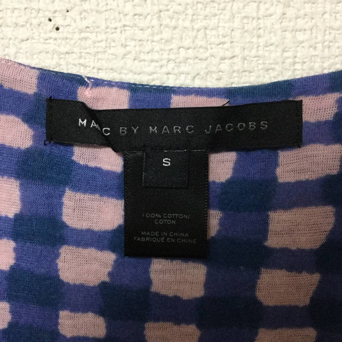 Paypayフリマ Marc By Marc Jacobs マークジェイコブス タンクトップ ノースリーブ ワンピース チェック コットン ふりふり フリル デザイナー