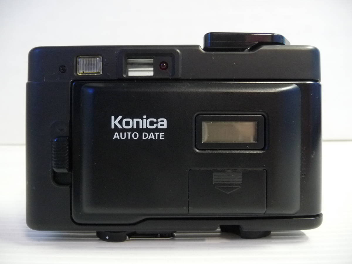 美品 コニカ Konica EFJ AUTO DATE konica HEXANON 36mm F4 フィルムカメラ 単三電池式_画像2