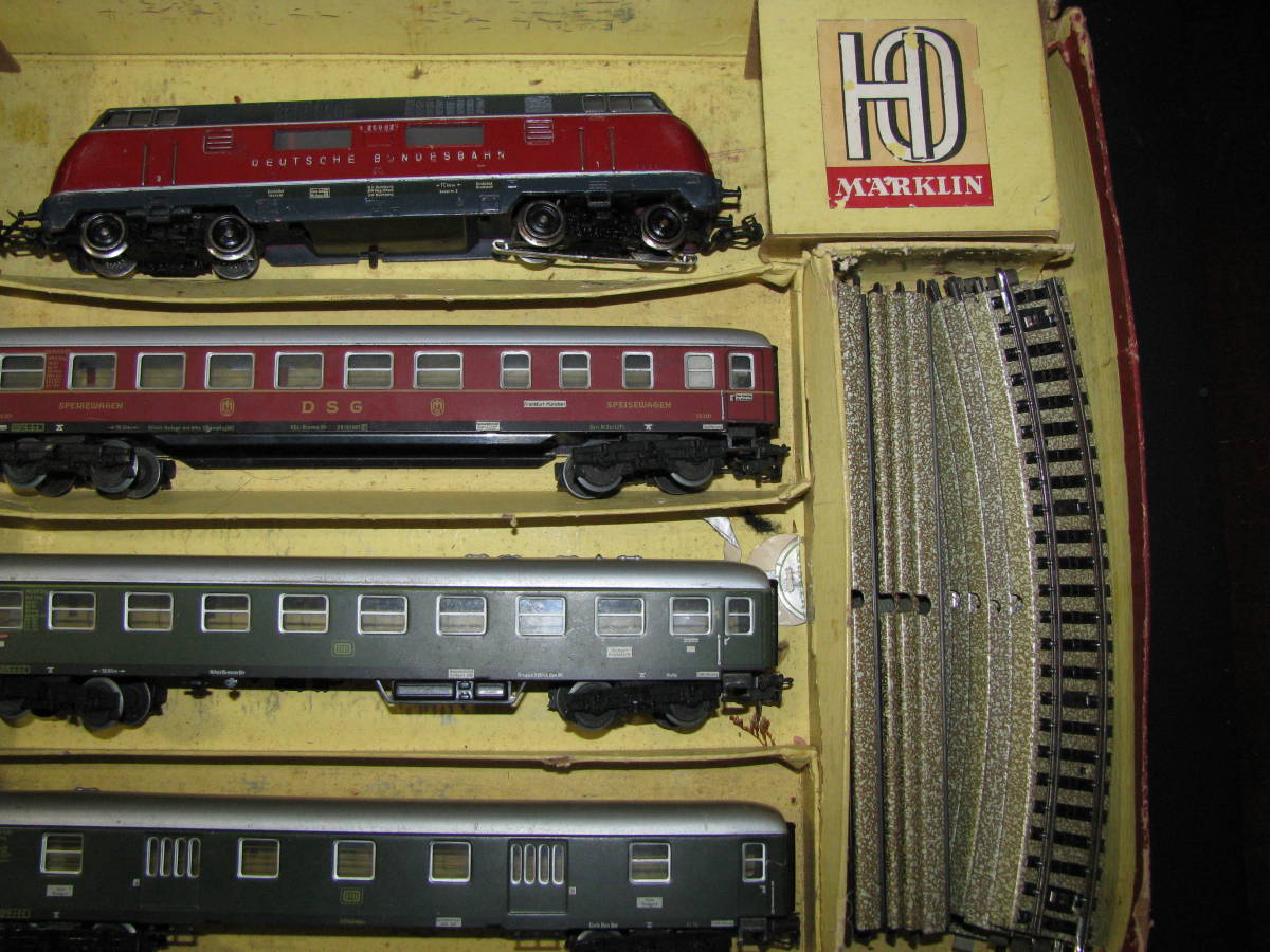 meruk Lynn /marklin HO gauge DB Germany National Railways vehicle, roadbed, other structure set Junk 