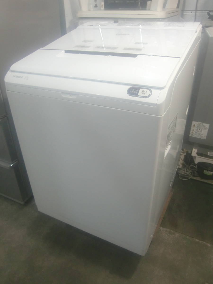 ○◇洗濯機 12kg 日立 BW-X120E-W 2020年製 白 良品 大型 ガラス