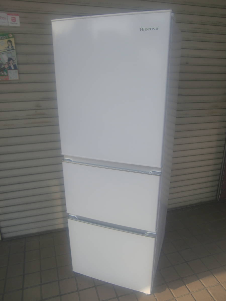 ○◇3ドア冷凍冷蔵庫 282L ハイセンス HR-D2801W 2020年製 良品 中古