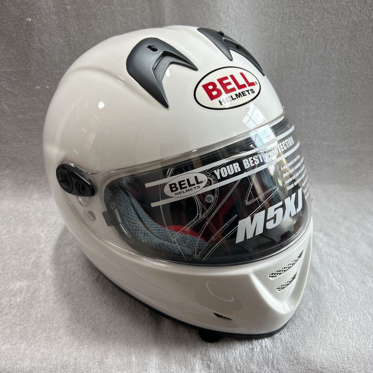 BELL ベル M5XJ SOLID WHITE XLサイズ 61~62cm フルフェイスヘルメット