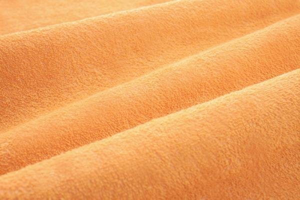タオル地 ベッド用 ボックスシーツ の同色２枚セット クイーンサイズ 色-サニーオレンジ/綿100%パイル 洗える_画像2