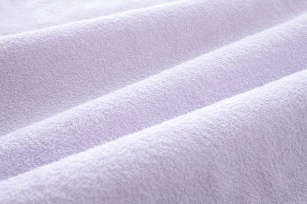 タオル地 タオルケット と ベッド用ボックスシーツ のセット クイーンサイズ 色-ラベンダー/綿100%パイル 洗える_画像2