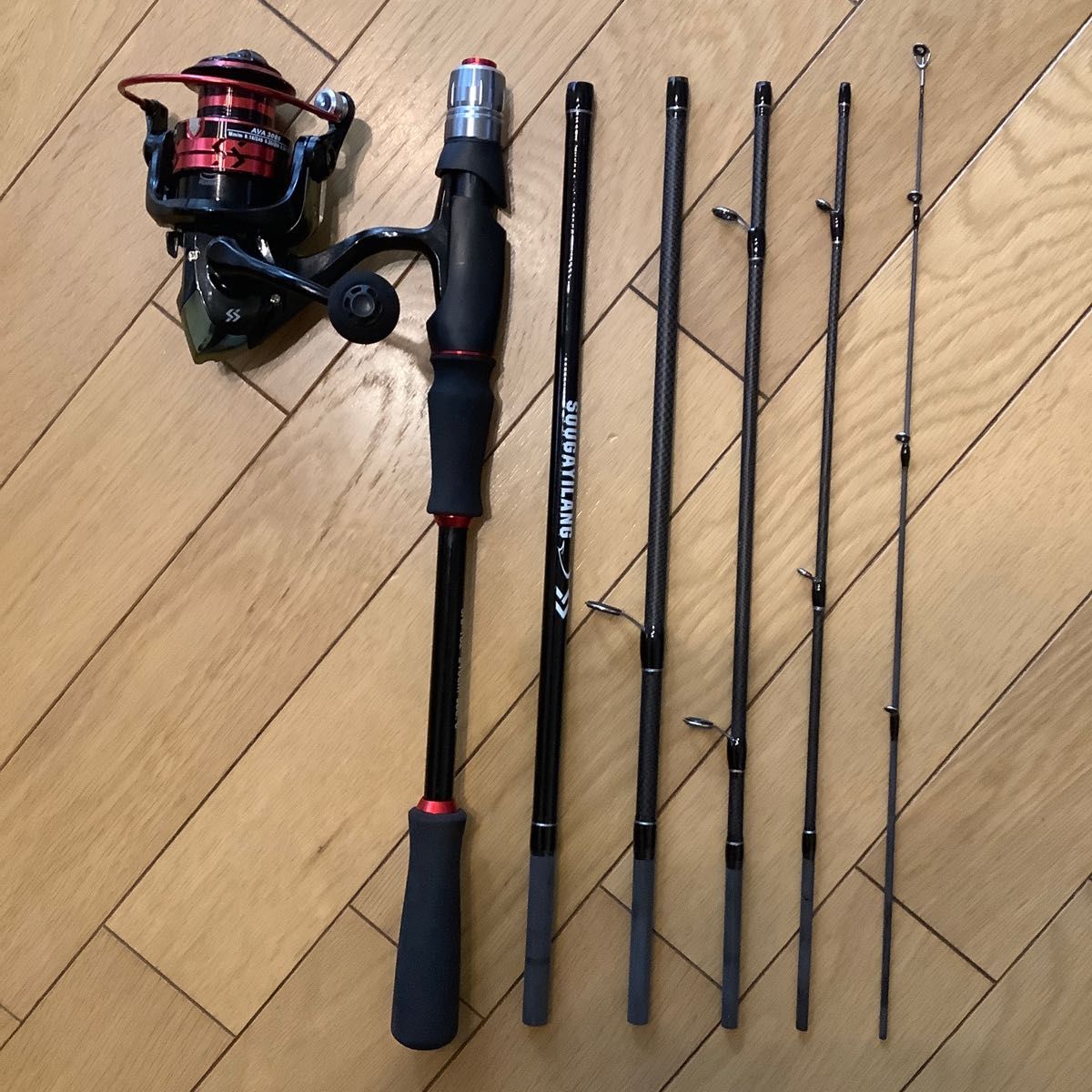 ショアジギ 超コンパクト2.1mスピニングロッド&スピニングリール3000番