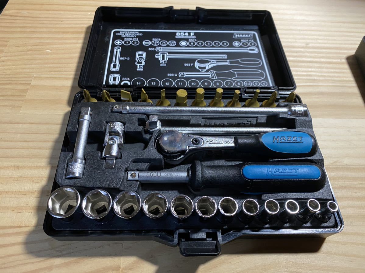 HAZET ハゼット 1/4 ラチェット ハンドル セット 854F 廃盤品 レア