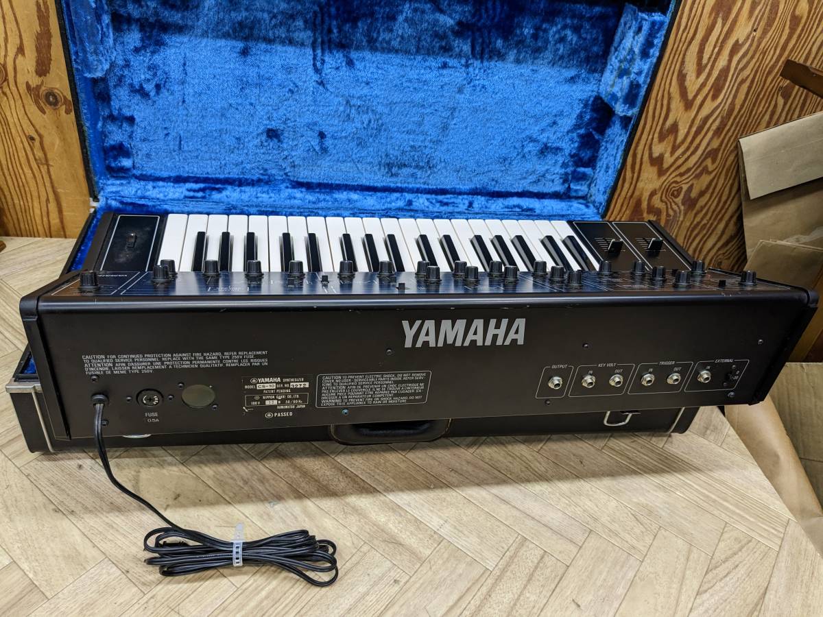YAMAHA ヤマハ シンセサイザー CS-10 ハードケース 説明書 保証書付き