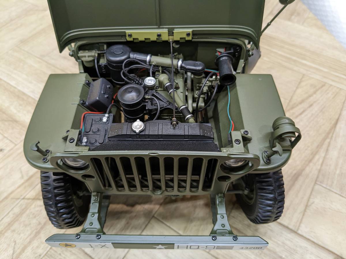 美品 アシェット 1/8 ウィリスMB ジープ Willys MB Jeep 完成品 ダイ