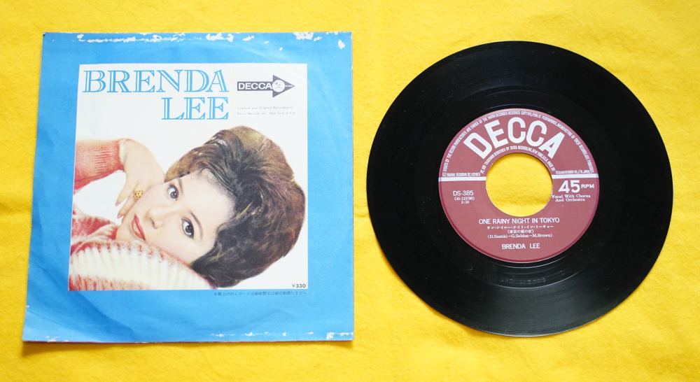 ONE RAINY NIGHT IN TOKYO ワン・レイニー・ナイト・イン・トーキョー 東京の雨の夜 BRENDA LEE ブレンダ リー【送料ダウン230円→140円】_画像2