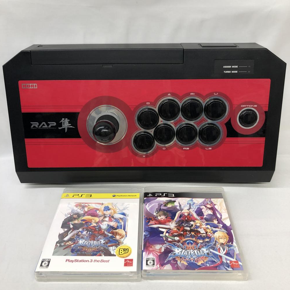 【中古】ゲームOP）ジャンク・ソフト付）PS3 リアルアーケードPro+ソフト2本セット[240091321768]_画像1