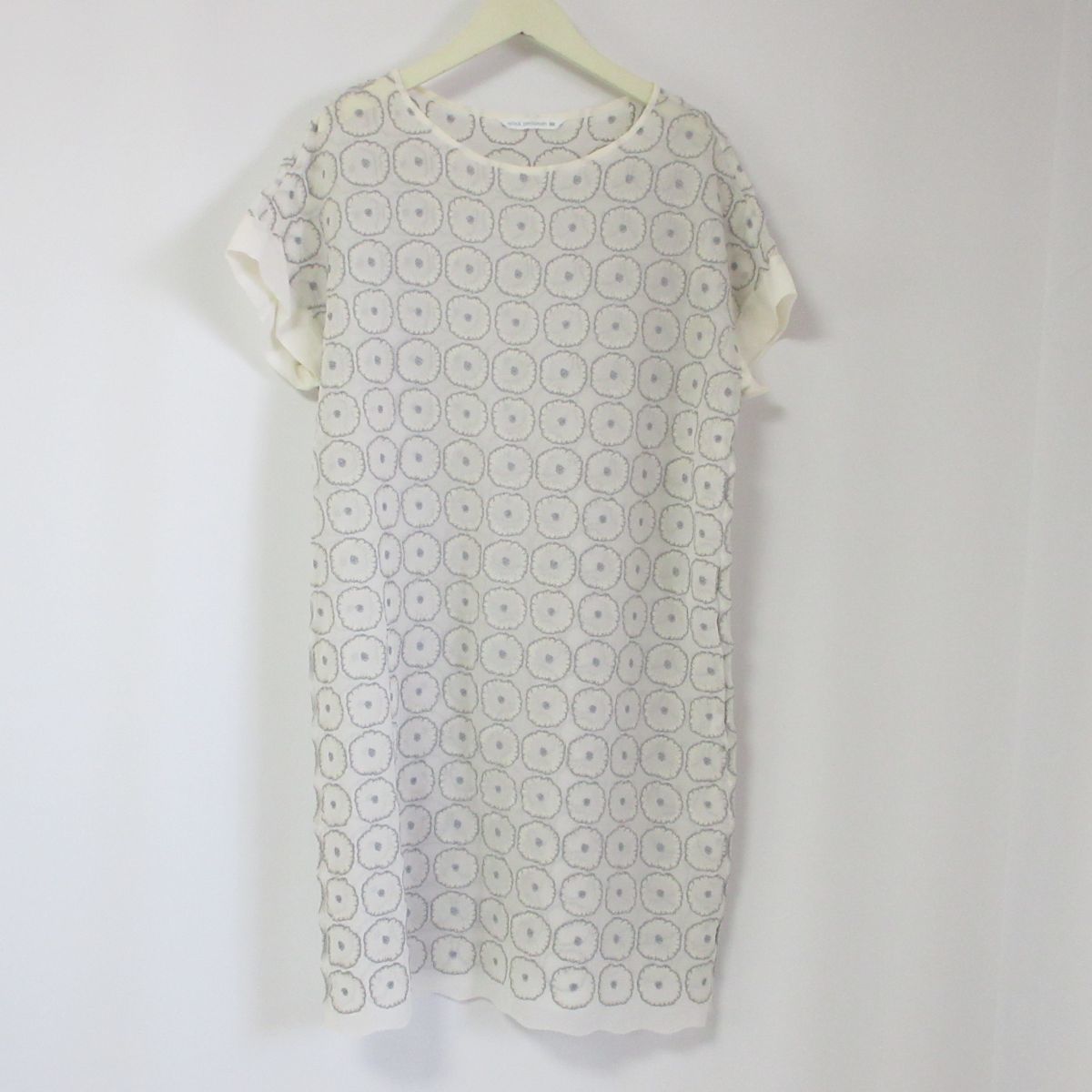 クリーニング済 美品 mina perhonen ミナペルホネン jelly flower 総柄