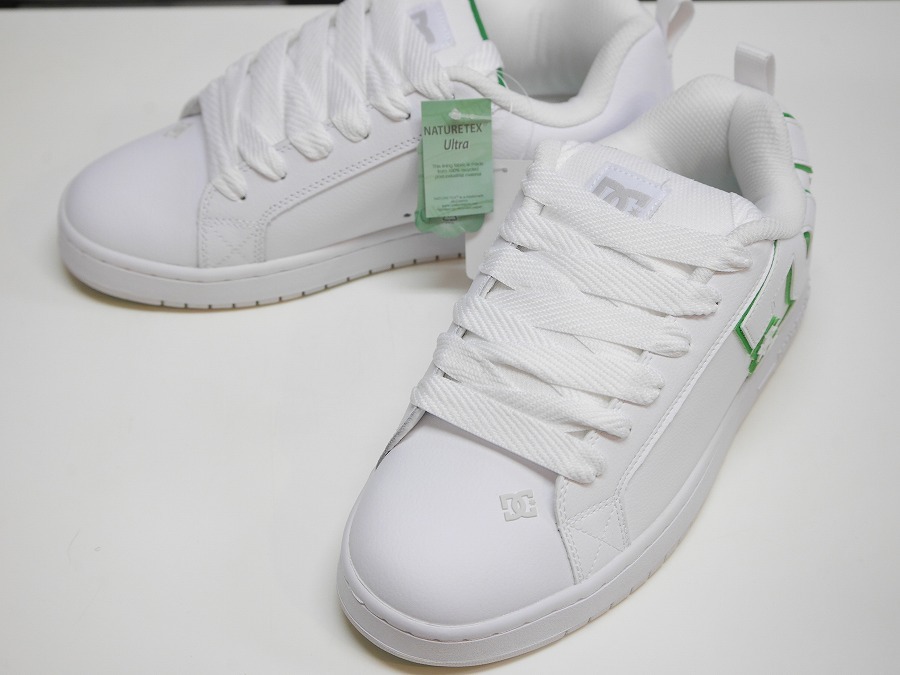 売れ筋がひ贈り物! 【新品】正規品 DC スニーカー WHITE/WHITE/GREEN