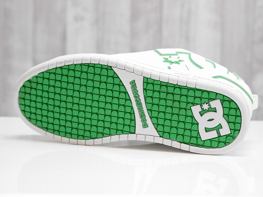 売れ筋がひ贈り物! 【新品】正規品 DC スニーカー WHITE/WHITE/GREEN