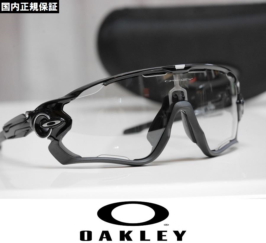 【新品】正規品 OAKLEY JAWBREAKER 調光レンズ サングラス Polished Black / Clear Black Photochromic OO9290-14 ジョウブレイカー