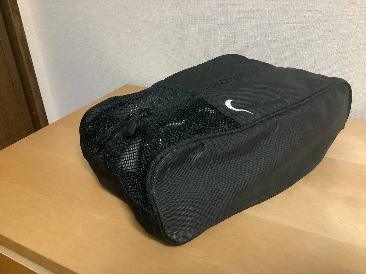 美品　NIKE GOLF ナイキ　シューズケース　ブラック／メッシュ　送料無料_画像6