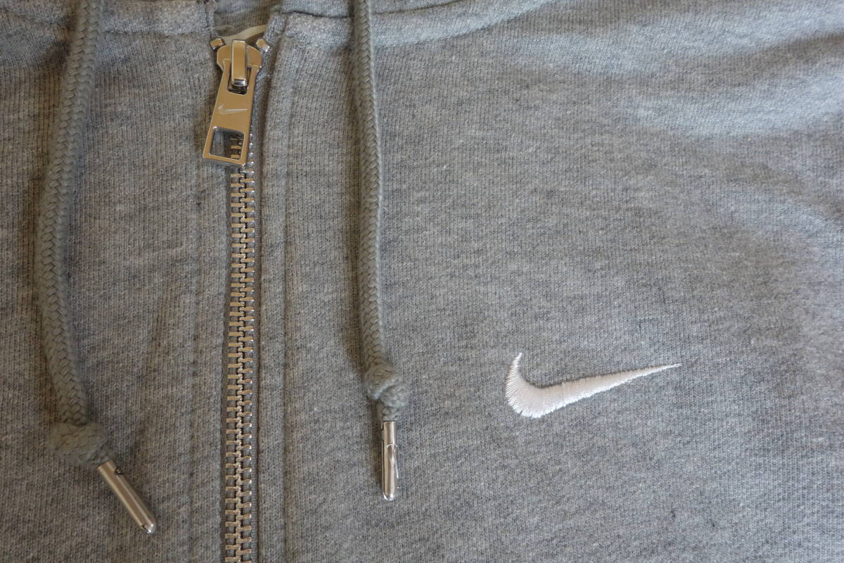 *NIKE Nike серый Zip выше Parker размер M