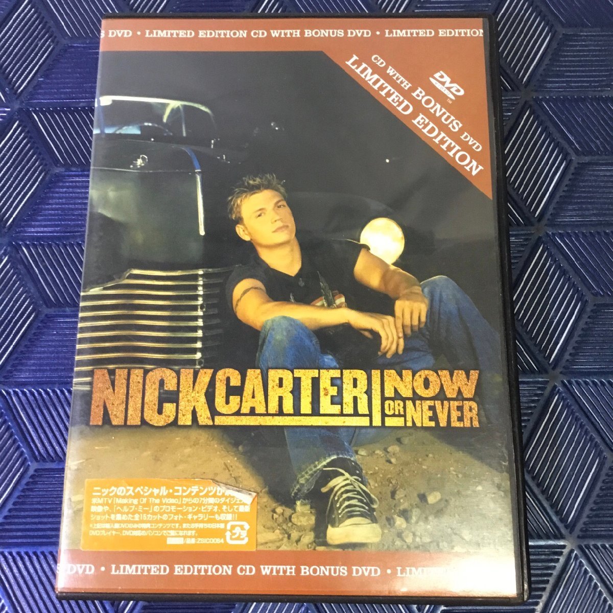 【中古品/動作未確認/CH】お待たせしました！　CD+DVD NICK CARTER ニック・カーター NOW OR NEVER RS0409/0000_画像1